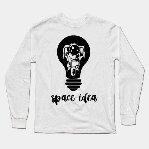 Space idea Long Sleeve T-Shirt by Whatastory